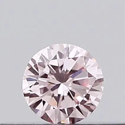 0.10ct Round Lab Grown Diamond (Colour Fancy Pink, Clarity VS2, Cut VG, IGI Certified)