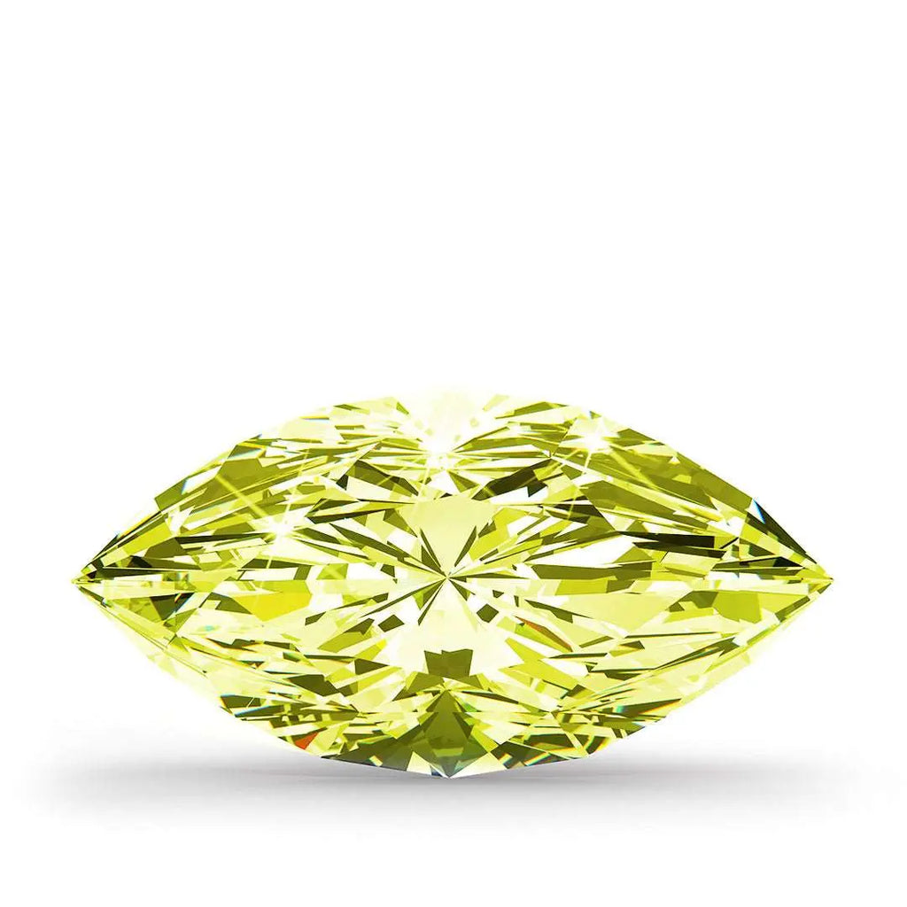 0.30 Ct. Yellow Marquise Lab-Grown CVD Diamond Labgems