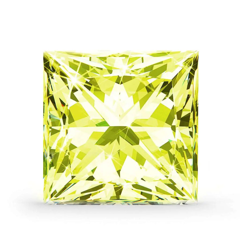 0.30 Ct. Yellow Princess Lab-Grown CVD Diamond Labgems