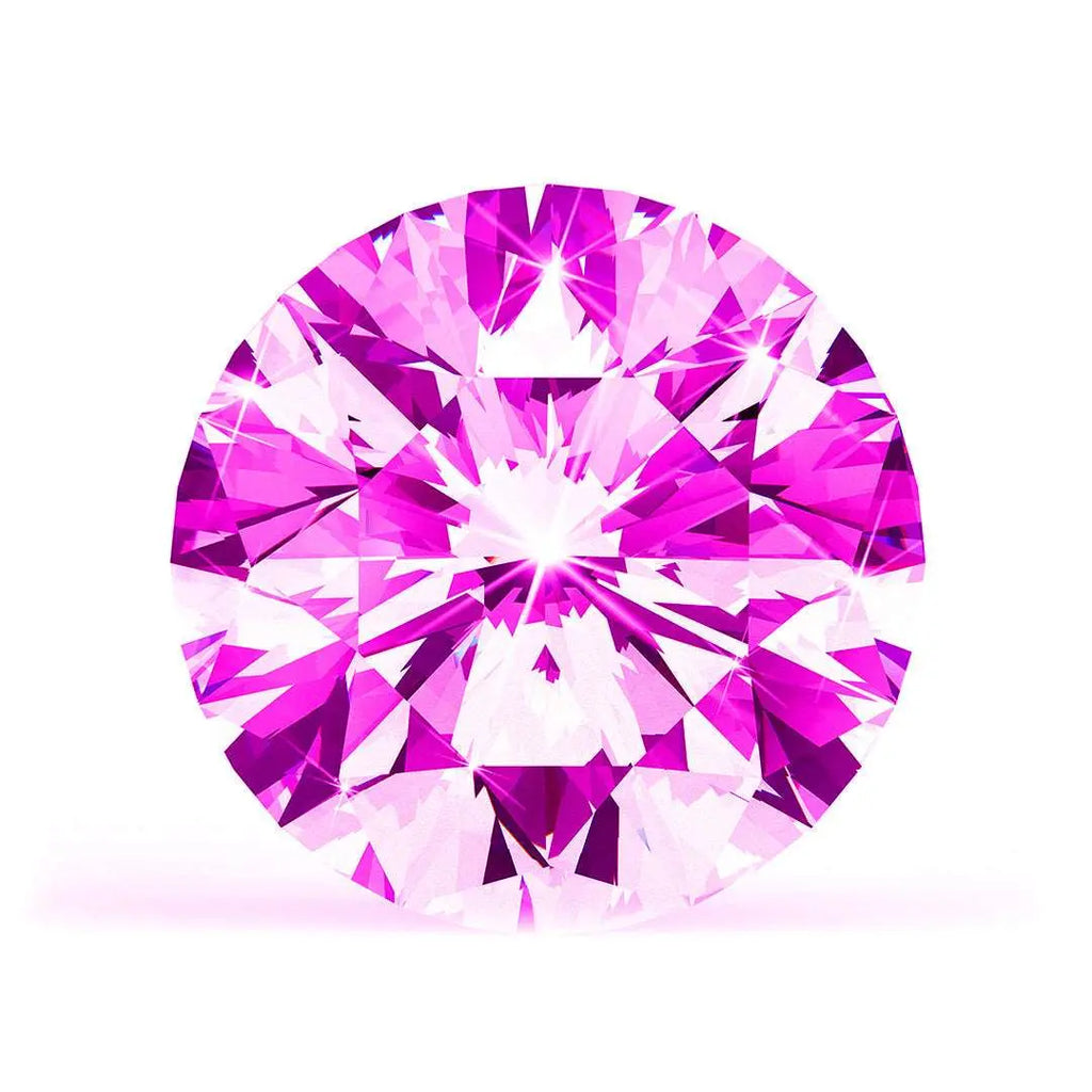 0.50 Ct. Pink Round Brilliant Lab-Grown CVD Diamond Labgems