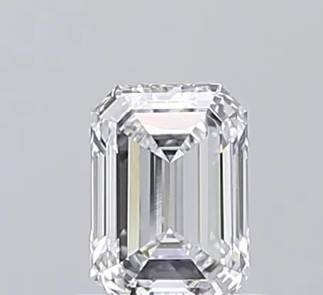 0.52ct Emerald Lab Grown Diamond (Colour D, Clarity VVS2, IGI Certified)
