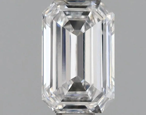 0.52ct Emerald Lab Grown Diamond (Colour D, Clarity VVS2, IGI Certified)