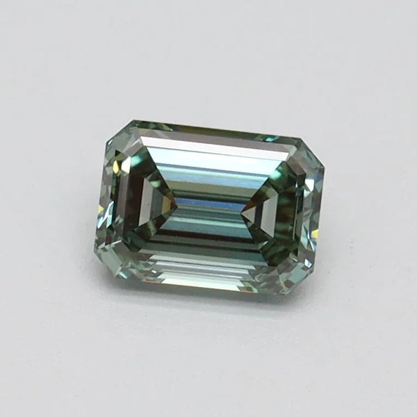 0.54ct Emerald Lab Grown Diamond (Colour Fancy Intense Green, Clarity VS1, IGI Certified)