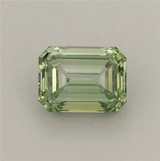 0.56ct Emerald Lab Grown Diamond (Colour Fancy Vivid Green, Clarity VS1, IGI Certified)