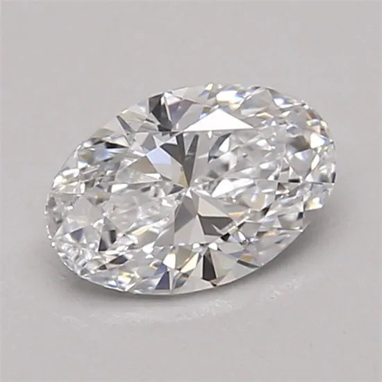 0.60ct Oval Lab Grown Diamond (Colour D, Clarity VVS1, Cut VG, IGI Certified)