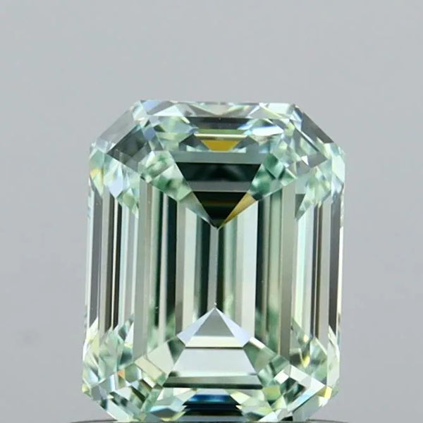0.69ct Emerald Lab Grown Diamond (Colour Fancy Intense Green, Clarity VS1, IGI Certified)