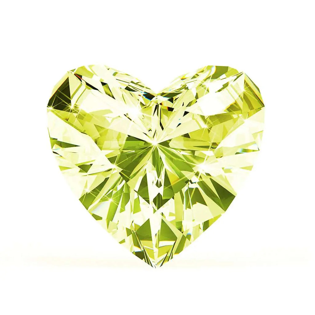 0.85 Ct. Yellow Heart Lab-Grown CVD Diamond Labgems