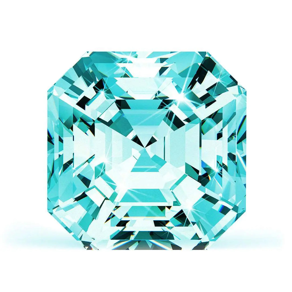 0.90 Ct. Blue Asscher Lab-Grown CVD Diamond Labgems