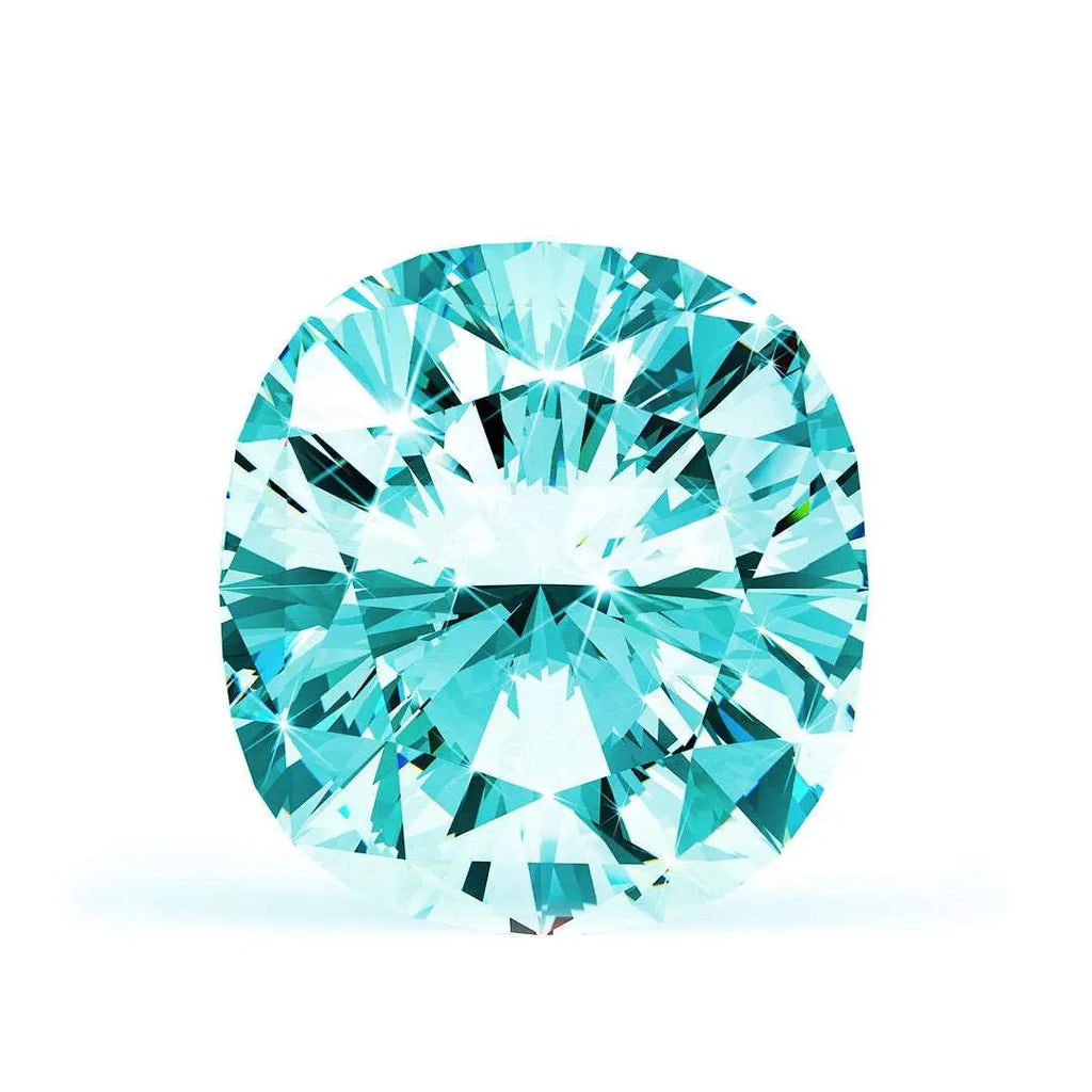 0.90 Ct. Blue Cushion Lab-Grown CVD Diamond Labgems