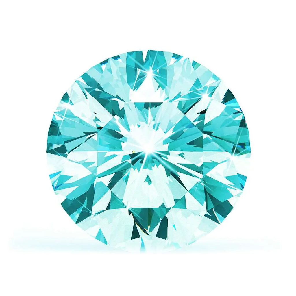 0.90 Ct. Blue Round Brilliant Lab-Grown CVD Diamond Labgems