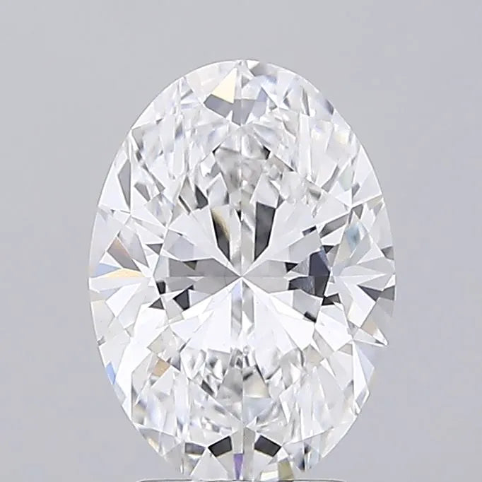 3.03ct Oval Lab Grown Diamond (Colour E, Clarity VVS2, IGI Certified) Labgems