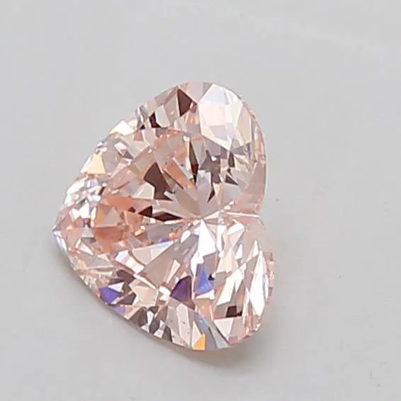 1.01ct Heart Lab Grown Diamond (Colour Fancy Pink, Clarity VS2, IGI Certified)