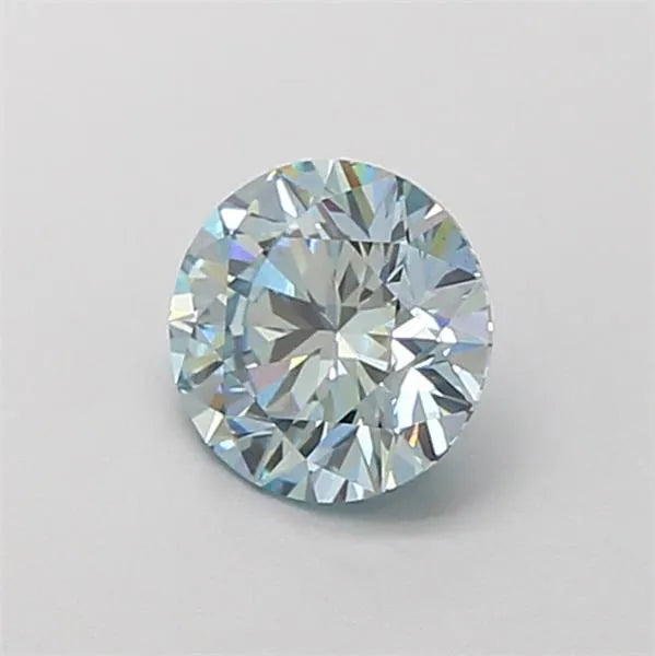 1.01ct Round Lab Grown Diamond (Colour Fancy Intense Blue, Clarity VVS2, Cut ID, IGI Certified)