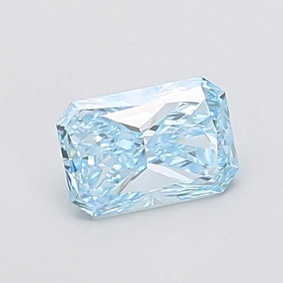 1.02ct Radiant Lab Grown Diamond (Colour Fancy Vivid Blue, Clarity VVS2, IGI Certified)