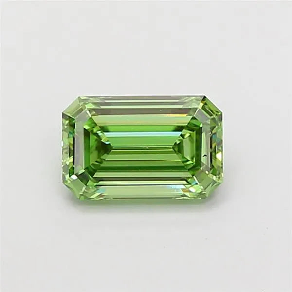 1.03ct Emerald Lab Grown Diamond (Colour Fancy Vivid Green, Clarity VS1, IGI Certified)