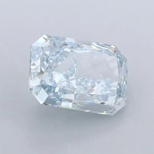 1.14ct Radiant Lab Grown Diamond (Colour Fancy Blue, Clarity FL, IGI Certified)