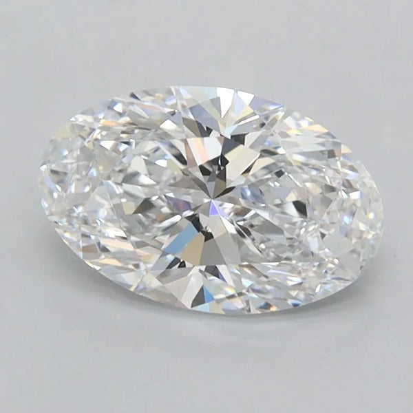 1.32ct Oval Lab Grown Diamond (Colour D, Clarity FL, IGI Certified)