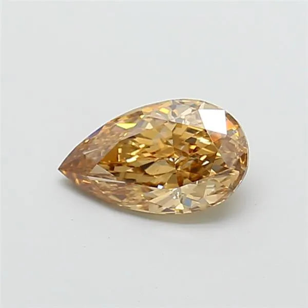 1.41ct Pear Lab Grown Diamond (Colour Fancy Yellowish Brown, Clarity VVS2, IGI Certified)