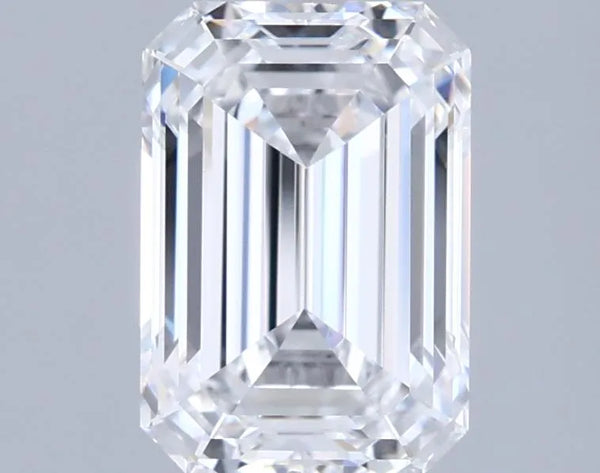 1.93ct Emerald Lab Grown Diamond (Colour D, Clarity IF, IGI Certified)