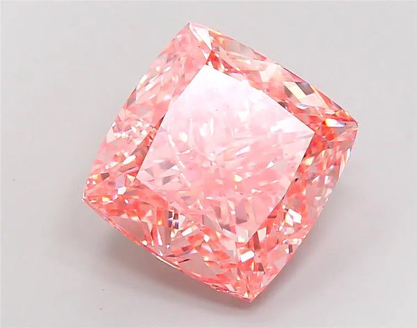 13.06ct Cushion modified Lab Grown Diamond (Colour Fancy Vivid Pink, Clarity VS2, IGI Certified)