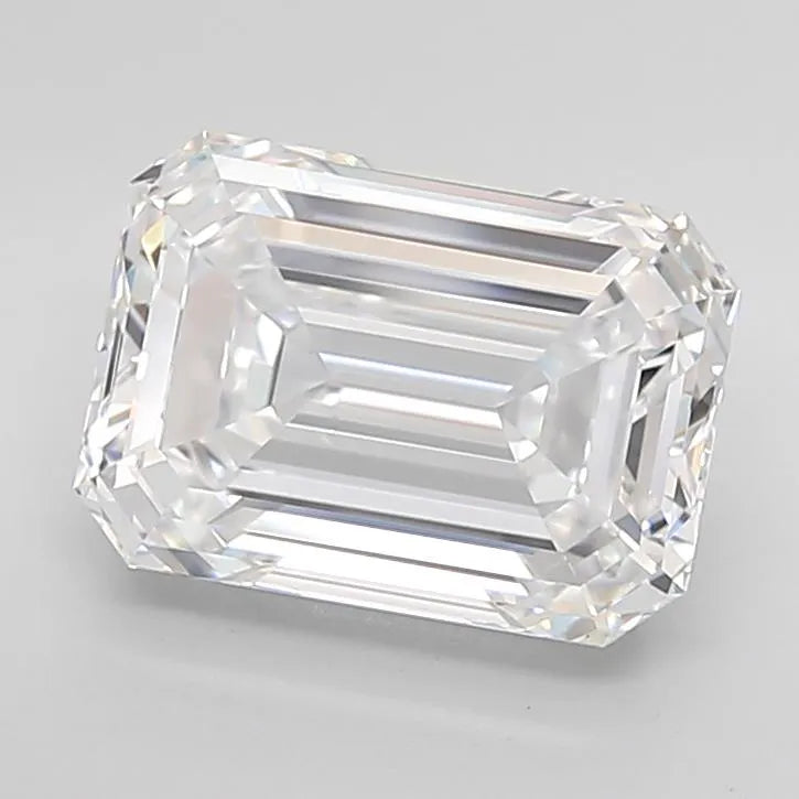 5.01ct Emerald Lab Grown Diamond (Colour D, Clarity IF, Cut EX, IGI Certified) Labgems