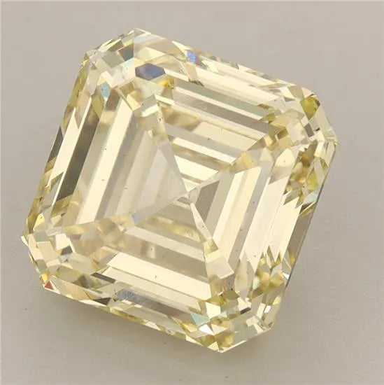 5.34ct Asscher Lab Grown Diamond (Colour Fancy Yellow, Clarity VS2, IGI Certified) Labgems