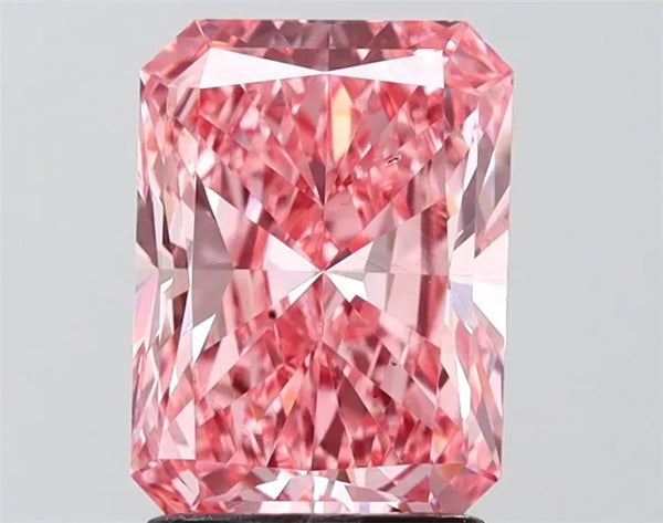 2.00ct Radiant Lab Grown Diamond (Colour Fancy Vivid Pink, Clarity VS2, IGI Certified)