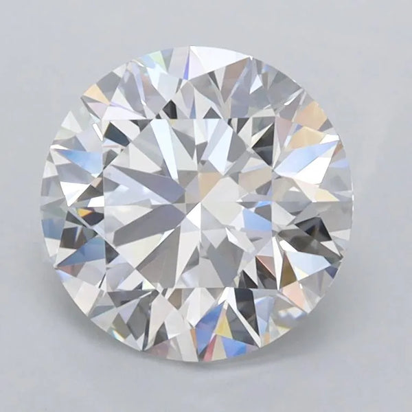 2.01ct Round Lab Grown Diamond (Colour D, Clarity FL, Cut ID, IGI Certified)