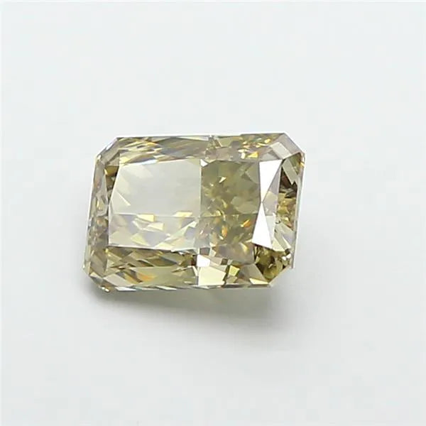 2.04ct Radiant Lab Grown Diamond (Colour Fancy Gray Yellow, Clarity VVS1, IGI Certified)