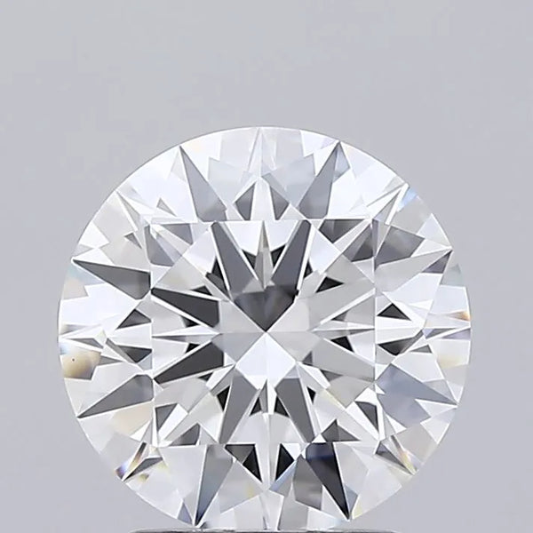 2.10ct Round Lab Grown Diamond (Colour D, Clarity IF, Cut ID, IGI Certified)