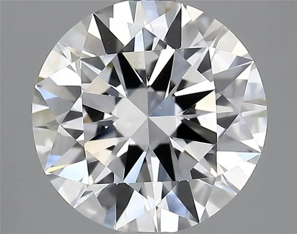 2.85ct Round Lab Grown Diamond (Colour D, Clarity VS1, Cut EX, IGI Certified)