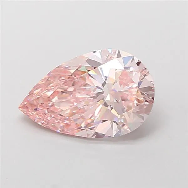 3.00ct Pear Lab Grown Diamond (Colour Fancy Intense Pink, Clarity VVS2, IGI Certified)