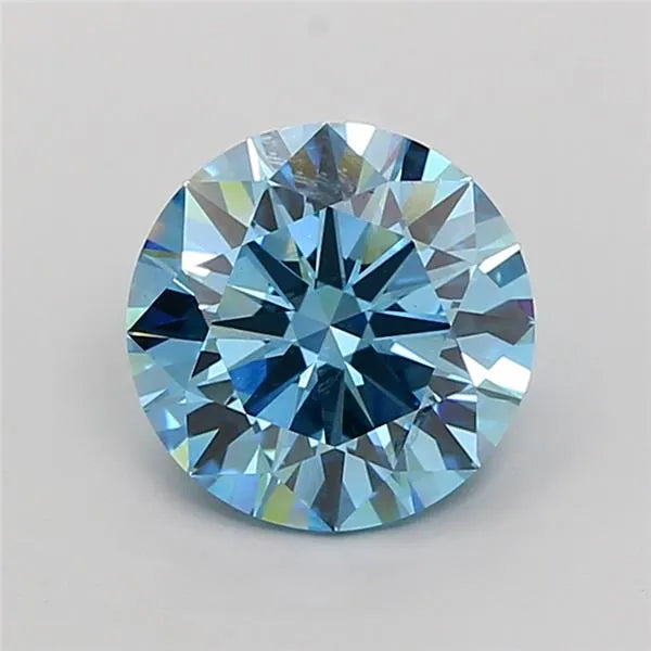 3.01ct Round Lab Grown Diamond (Colour Fancy Pink, Clarity VS1, Cut ID, IGI Certified)