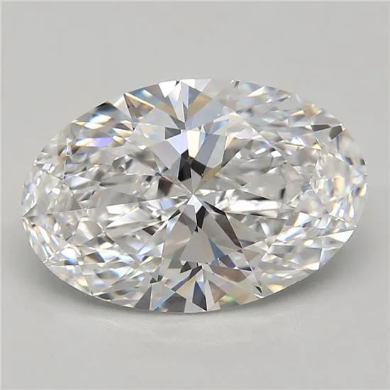 3.54ct Oval Lab Grown Diamond (Colour D, Clarity IF, GIA Certified)