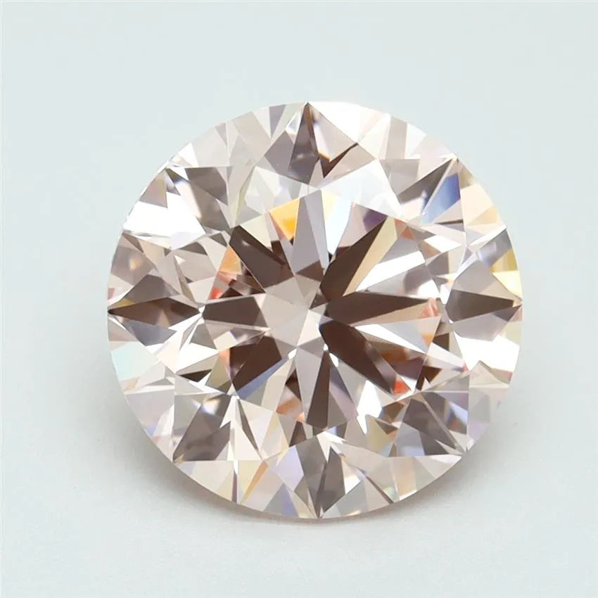3.60ct Round Lab Grown Diamond (Colour Fancy Intense Pink, Clarity VVS2, Cut ID, IGI Certified)