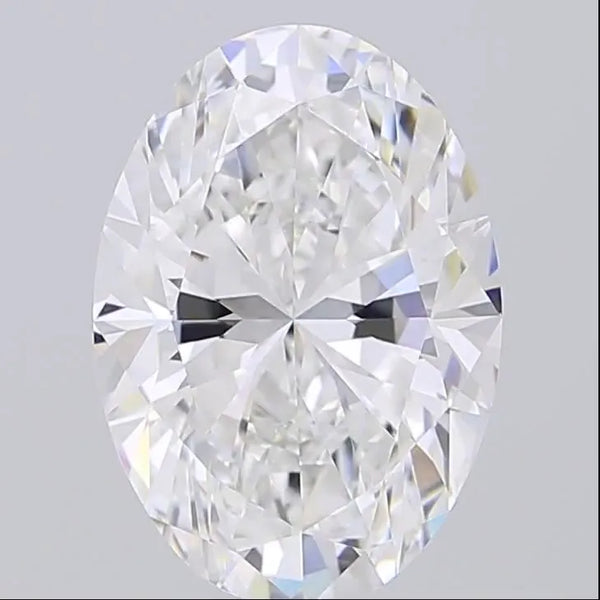 4.01ct Oval Lab Grown Diamond (Colour E, Clarity VVS1, IGI Certified)