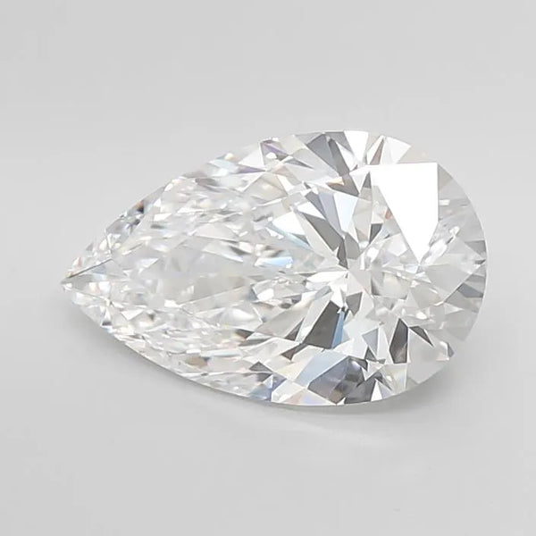 4.04ct Pear Lab Grown Diamond (Colour D, Clarity VVS2, IGI Certified)