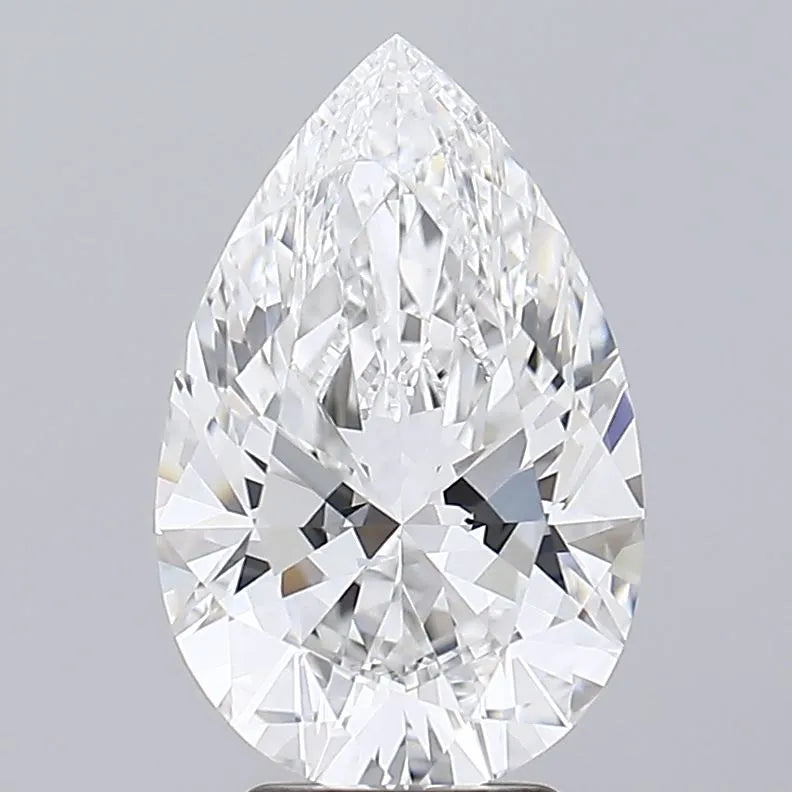 4.05ct Pear Lab Grown Diamond (Colour E, Clarity VVS2, IGI Certified)
