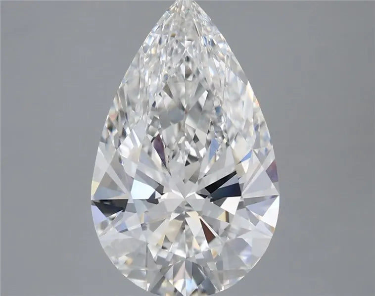 4.06ct Pear Lab Grown Diamond (Colour E, Clarity VVS2, IGI Certified)