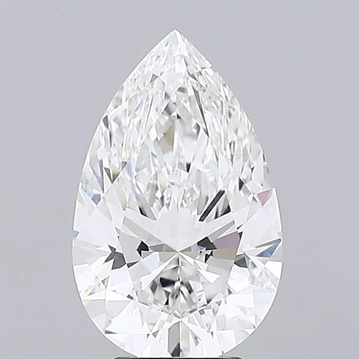 4.09ct Pear Lab Grown Diamond (Colour E, Clarity VVS2, IGI Certified)