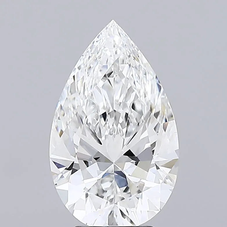 4.09ct Pear Lab Grown Diamond (Colour E, Clarity VVS2, IGI Certified)