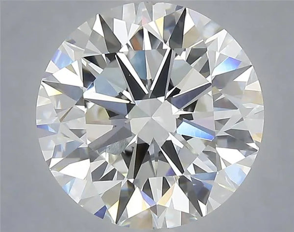 5.00ct Round Lab Grown Diamond (Colour G, Clarity VVS2, Cut EX, IGI Certified)
