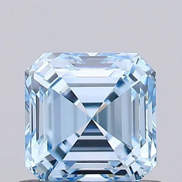 1.02 Ct. Asscher FANCY VIVID BLUE VVS2 - IGI Certified LabGems