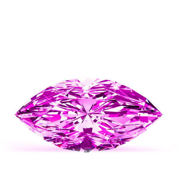 1.55 Ct. Marquise FANCY VIVID PINK VVS2 - IGI Certified LabGems