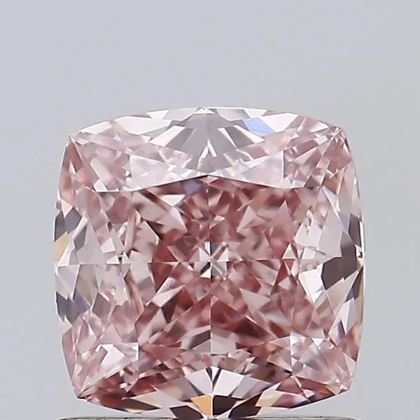 3.06 Ct. Cushion FANCY INTENSE PINK VS1 - IGI Certified LabGems