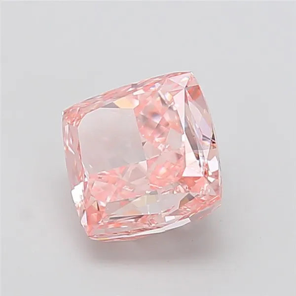 0.95 Ct. Cushion FANCY VIVID PINK VVS2 - IGI Certified LabGems