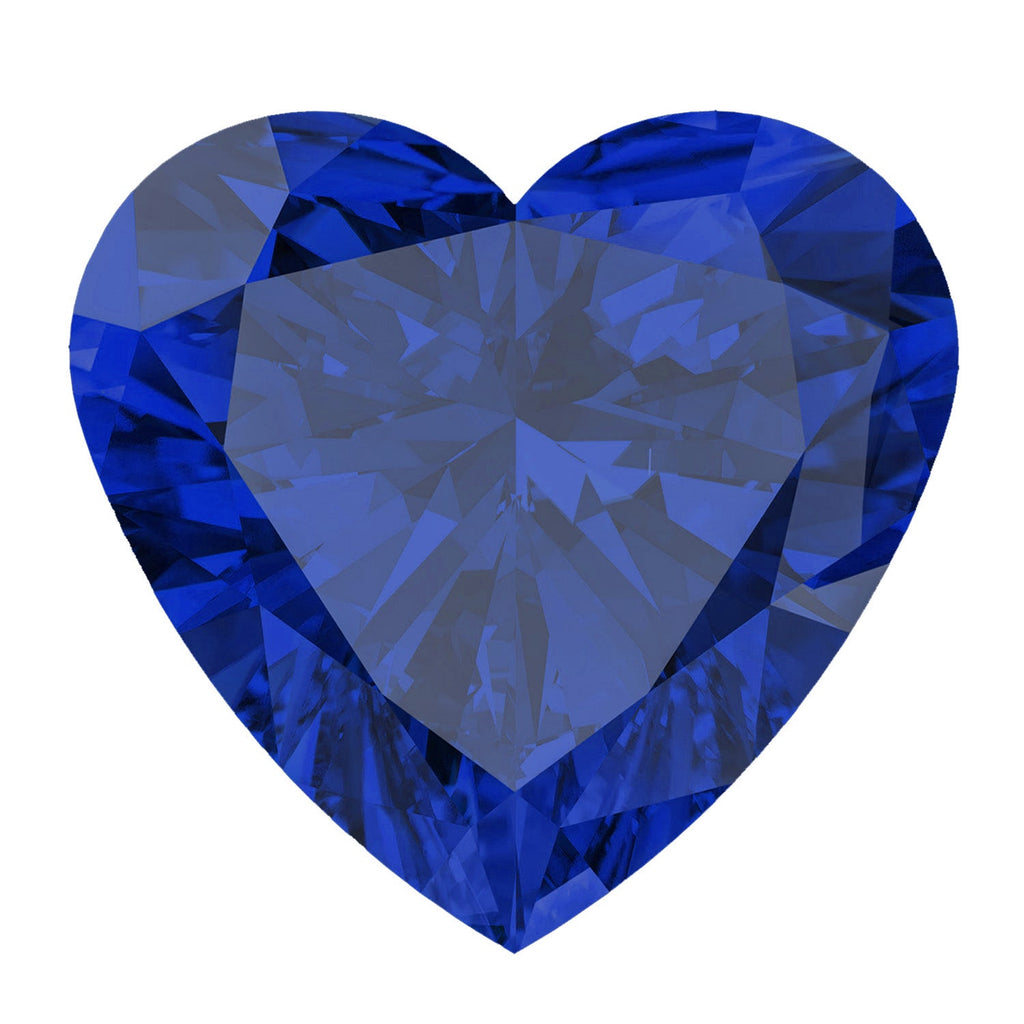 1 Ct. Blue Heart Sapphire Labgems