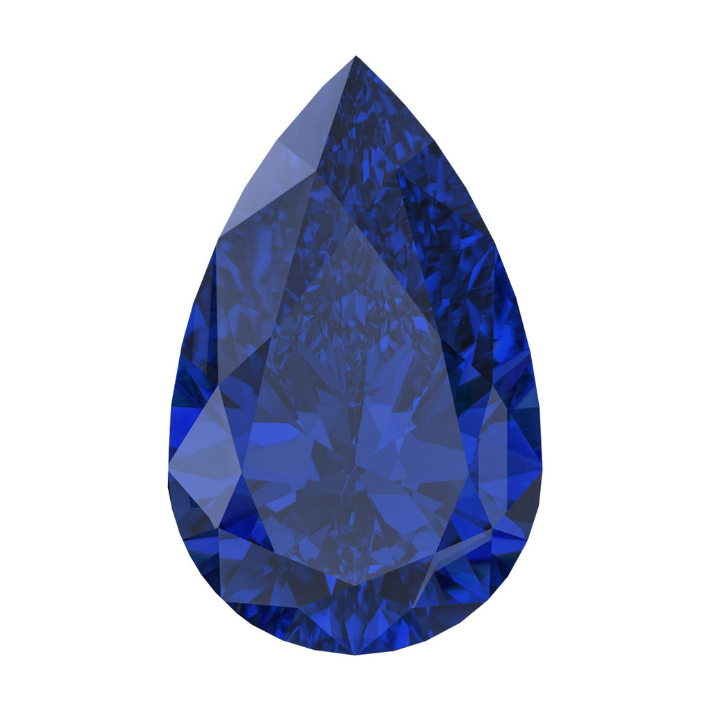 1 Ct. Blue Pear Sapphire Labgems