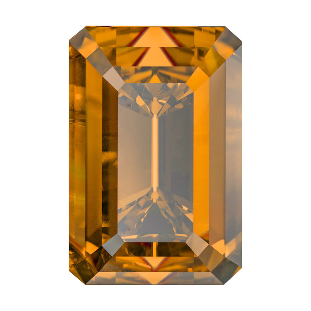 1 Ct. Orange Emerald Sapphire Labgems