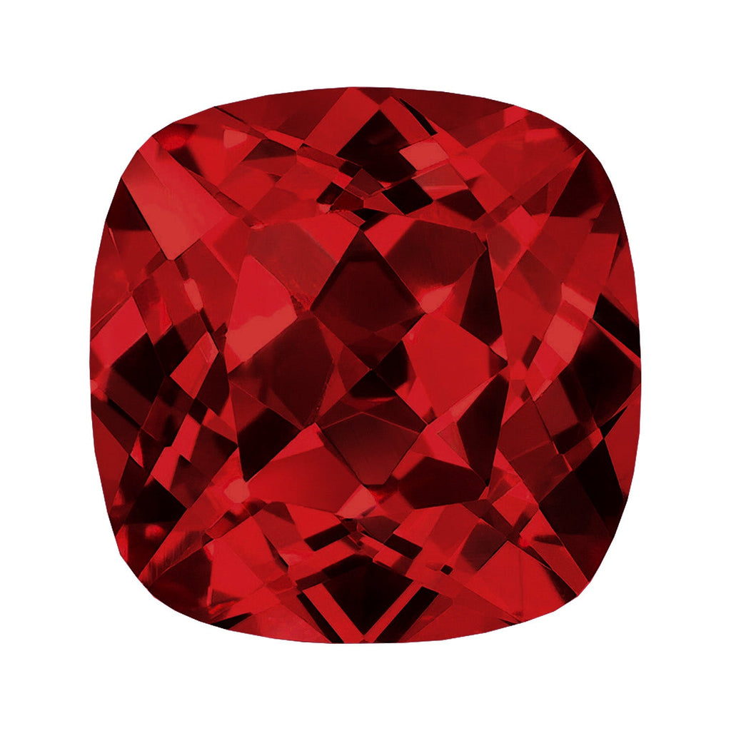 2 Ct. Red Cushion Sapphire Labgems